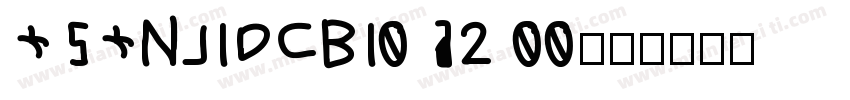 KSKNJIDCBI0 12 00字体转换
